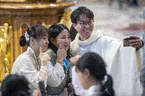 Pope Francis Celebrates a Holy Mass on World Youth Day - Vatican