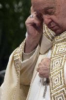 Pope Francis Celebrates a Holy Mass on World Youth Day - Vatican