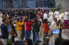 Pope Francis Celebrates a Holy Mass on World Youth Day - Vatican