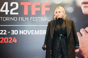 42nd TFF - Emmanuelle Beart At The Stelle della Mole Awards Red Carpet