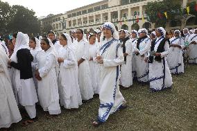 Annual Corpus Christe Eucharistic Procession In Kolkata, India 24 November 2024 - 24 Nov 2024