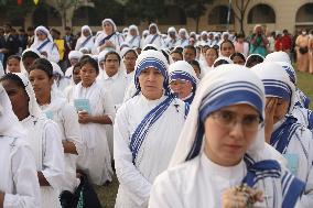 Annual Corpus Christe Eucharistic Procession In Kolkata, India 24 November 2024 - 24 Nov 2024