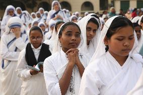 Annual Corpus Christe Eucharistic Procession In Kolkata, India 24 November 2024 - 24 Nov 2024