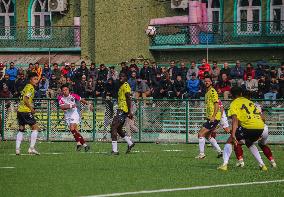 Real Kashmir Vs Rajasthan United I-League Football Match In Srinagar