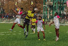 Real Kashmir Vs Rajasthan United I-League Football Match In Srinagar