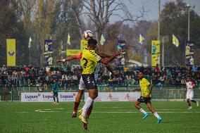 Real Kashmir Vs Rajasthan United I-League Football Match In Srinagar