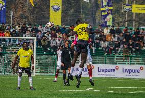 Real Kashmir Vs Rajasthan United I-League Football Match In Srinagar