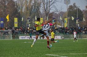 Real Kashmir Vs Rajasthan United I-League Football Match In Srinagar