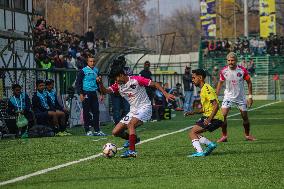 Real Kashmir Vs Rajasthan United I-League Football Match In Srinagar