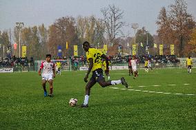 Real Kashmir Vs Rajasthan United I-League Football Match In Srinagar