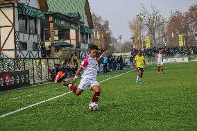 Real Kashmir Vs Rajasthan United I-League Football Match In Srinagar