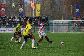 Real Kashmir Vs Rajasthan United I-League Football Match In Srinagar