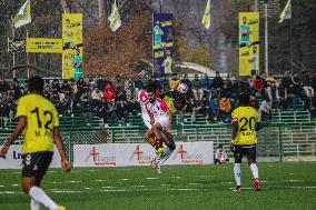 Real Kashmir Vs Rajasthan United I-League Football Match In Srinagar