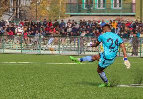 Real Kashmir Vs Rajasthan United I-League Football Match In Srinagar