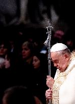 Pope Francis Celebrates A Holy Mass On World Youth Day