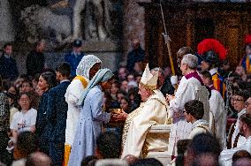 Pope Francis Celebrates A Holy Mass On World Youth Day