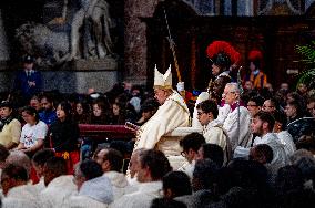 Pope Francis Celebrates A Holy Mass On World Youth Day