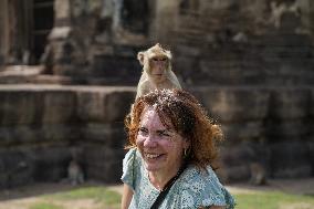 Monkey Buffet Festival In Thailand.