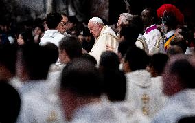 Pope Francis Celebrates A Holy Mass On World Youth Day