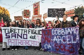 'Non Una Di Meno' Protest Against Gender Based Violence