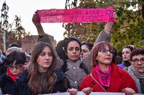 'Non Una Di Meno' Protest Against Gender Based Violence