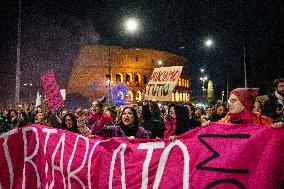 'Non Una Di Meno' Protest Against Gender Based Violence