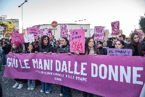 'Non Una Di Meno' Protest Against Gender Based Violence