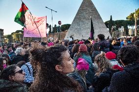 'Non Una Di Meno' Protest Against Gender Based Violence