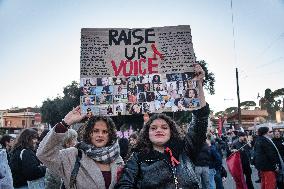 'Non Una Di Meno' Protest Against Gender Based Violence