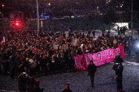 'Non Una Di Meno' Protest Against Gender Based Violence