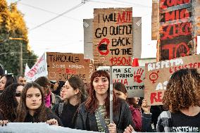 'Non Una Di Meno' Protest Against Gender Based Violence