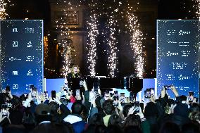 Champs Elysees Christmas Lights Unveiled in Paris FA