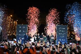 Champs Elysees Christmas Lights Unveiled in Paris FA