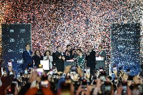 Champs Elysees Christmas Lights Unveiled in Paris FA