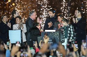 Champs Elysees Christmas Lights Unveiled in Paris FA