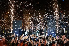 Champs Elysees Christmas Lights Unveiled in Paris FA