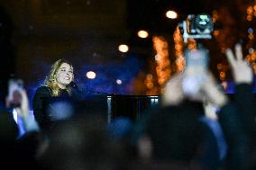 Champs Elysees Christmas Lights Unveiled in Paris FA