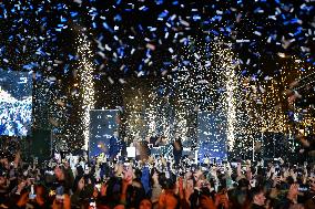 Champs Elysees Christmas Lights Unveiled in Paris FA