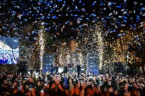 Champs Elysees Christmas Lights Unveiled in Paris FA