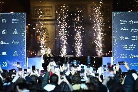 Champs Elysees Christmas Lights Unveiled in Paris FA