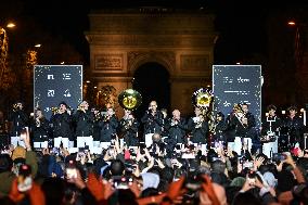 Champs Elysees Christmas Lights Unveiled in Paris FA