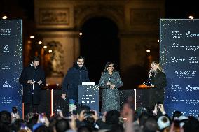 Champs Elysees Christmas Lights Unveiled in Paris FA