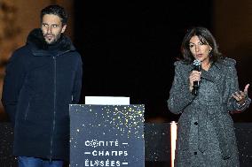 Champs Elysees Christmas Lights Unveiled in Paris FA