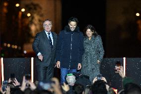 Champs Elysees Christmas Lights Unveiled in Paris FA