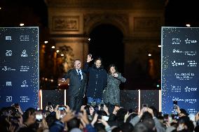 Champs Elysees Christmas Lights Unveiled in Paris FA