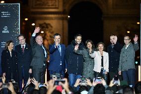 Champs Elysees Christmas Lights Unveiled in Paris FA