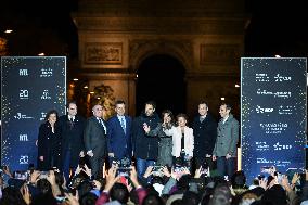 Champs Elysees Christmas Lights Unveiled in Paris FA