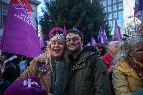 Protest Against Violence Against Women - Istanbul