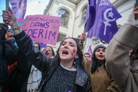 Protest Against Violence Against Women - Istanbul