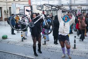 Protest Against Violence Against Women - Istanbul